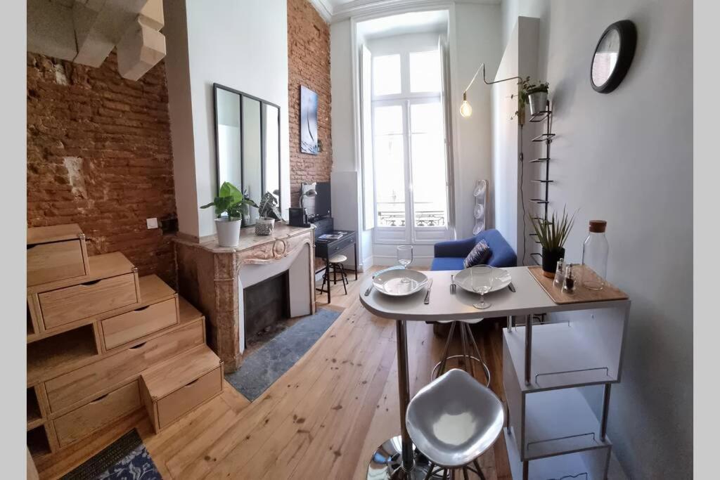 T1 Bis Cosy- Hypercentre - Clim - Metro - Wifi Apartment Toulouse Luaran gambar
